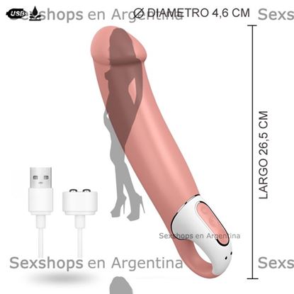 Vibrador estimulador de punto G con 12 modos de vibracion